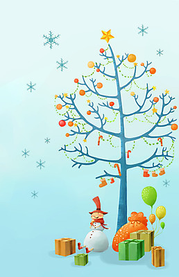 PSD 나무 식물 사계절 계절 백그라운드 크리스마스장식 겨울 일러스트 상상 눈사람 선물 사람없음 선물상자 크리스마스트리 방울 눈송이 풍선 겨울배경 국내일러스트 크리스마스 눈_날씨 장식 상자 파일형식