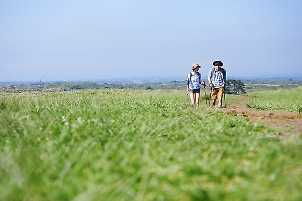 포토 JPG 주간 라이프스타일 커플 여자 남자 길 여유 커플라이프 가방 배낭 지팡이 레저 한국 들기 사람 동양인 잔디 초원 상반신 20대 성인 야외 두명 앞모습 아웃포커스 레포츠 운동 제주도 걷기 등산 트래킹 한국인 막대기 즐거움 상쾌 청년만 성인만 국내포토 자연요소 식물 잡화 감정 아시아 뷰포인트 관계 모션 촬영기법 건강 인종 청년 생활 파일형식