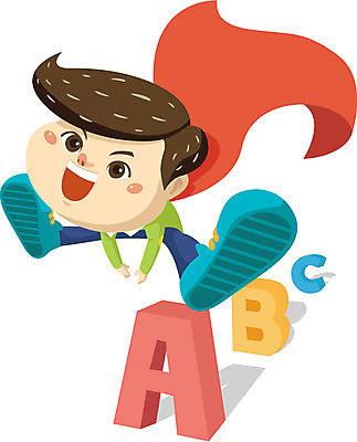 전신 직업 캐릭터 알파벳 영어 교육 남자 일러스트 홍보캐릭터 교육캐릭터 한명 사람 점프 망토 뜀뜰 남자만 남자한명만 일러캐릭터 AI파일 문자 1 모션 파일형식 벡터