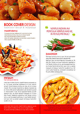 PSD 템플릿 편집 접시 표지디자인 북디자인 출판디자인 내지 한식 음식 리플렛 백그라운드 채소 2단접지 북커버 고추 새우 떡 팜플렛 사람없음 요식업 떡볶이 분식 홍합 이미지템플릿 식기 산업 어패류 갑각류 파일형식