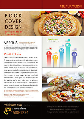 PSD 템플릿 편집 표지디자인 북디자인 출판디자인 내지 음식 리플렛 백그라운드 2단접지 북커버 그래프 피자 팜플렛 사람없음 요식업 조각피자 이미지템플릿 산업 패스트푸드 서양음식 파일형식