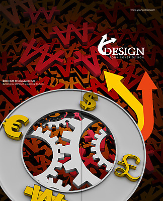 PSD 템플릿 편집 표지디자인 북디자인 출판디자인 표지 화살표 리플렛 백그라운드 2단접지 북커버 비즈니스 팜플렛 사람없음 금융 경제 달러 유로 화폐기호 톱니바퀴 파운드 이미지템플릿 기호 돈 화폐 파일형식