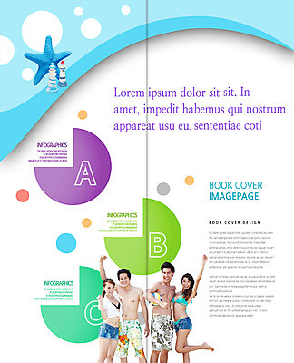 PSD 서양인 외국인 백인 템플릿 편집 표지디자인 북디자인 출판디자인 계절 여자 남자 수영복 내지 리플렛 여행 백그라운드 2단접지 북커버 공 휴가 불가사리 등대 서기 웃음 사람 동양인 팜플렛 여러명 20대 성인 여름 여름휴가 바캉스 비키니 태양 주먹 청년만 성인만 이미지템플릿 자연요소 옷 다수 모션 극피동물 표정 인종 청년 파일형식 여름_계절