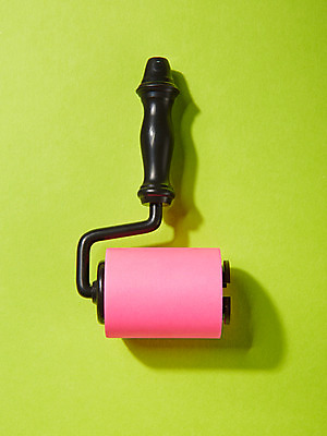 포토 JPG 스튜디오촬영 분홍색 컬러 백그라운드 실내 근접촬영 사람없음 연두색 오브젝트 테이프 롤러 국내포토 뷰포인트 문구용품 내부 초록색 파일형식