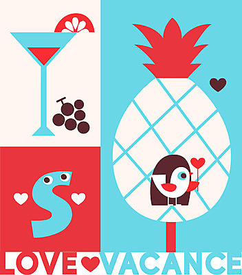 동물 음료 백그라운드 과일 일러스트 조류 포도 북유럽 북유럽스타일 풍경 사람없음 여름 귀여움 칵테일 파인애플 칵테일잔 국내일러스트 AI파일 계절 유럽 컨셉 술잔 주류 열대과일 스타일 파일형식 벡터