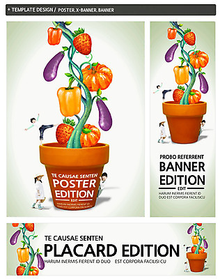 PSD 식물 템플릿 배너 배너템플릿 여자 열매 남자 가로배너 ZIP 포스터 세로배너 화분 어린이 백그라운드 채소 과일 딸기 호박 가지 피망 사람 동양인 소녀 소년 세명 세트 한국인 현수막 어린이만 인종 가로 세로 파일형식