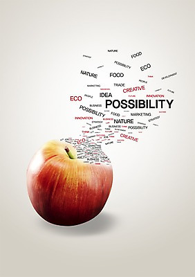 PSD 편집이미지 문자 영어 음식 과일 아이디어 사람없음 사과 에코 가능 이미지편집 컨셉 환경 파일형식