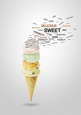 PSD 편집이미지 문자 영어 음식 아이스크림 디저트 사람없음 달콤 아이스크림콘 이미지편집 맛 콘 파일형식