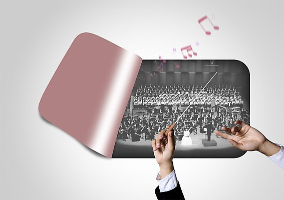 PSD 편집이미지 손 문화 예술 음악 연주 음표 문화예술 들기 여러명 신체부위 연주자 클래식 지휘봉 지휘자 음악회 연주회 오케스트라 합창단 이미지편집 기호 다수 컨셉 모션 사람 공연 음악가 악단 그룹 합창 파일형식