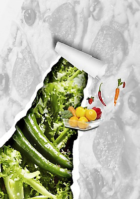 PSD 편집이미지 종이 음식 채소 오렌지 과일 고추 딸기 피망 사람없음 당근 신선 브로콜리 찢어짐 치커리 이미지편집 모션 뿌리채소 파일형식