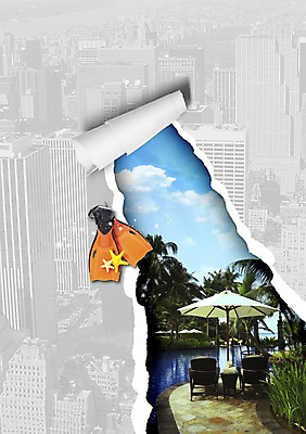 PSD 나무 식물 구름 편집이미지 종이 여행 하늘 휴가 불가사리 수영장 빌딩 사람없음 관광지 야자수 도시 파라솔 오리발 휴양지 선베드 찢어짐 이미지편집 자연요소 의자 모션 극피동물 건물 장소 파일형식