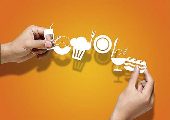 PSD 편집이미지 접시 손 음료 음식 빵 포크 아이스크림 디저트 샌드위치 손짓 신체부위 잡기 나이프 도넛 이미지편집 식기 모션 사람 칼 파일형식