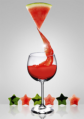 PSD 편집이미지 별 음료 음식 조각 와인잔 수박 사람없음 컵 주스 과일주스 수박주스 이미지편집 자연요소 식기 술잔 과일 파일형식