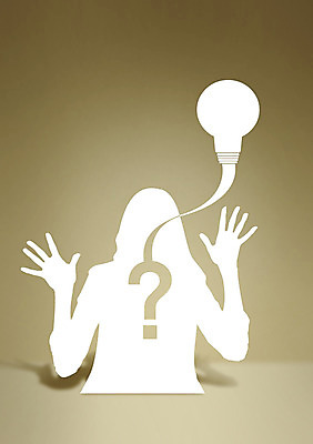 PSD 편집이미지 실루엣 생각 비즈니스 전구 아이디어 한명 손짓 상반신 물음표 비즈니스우먼 이미지편집 1 기호 여자 컨셉 모션 촬영기법 사람 직장인 파일형식