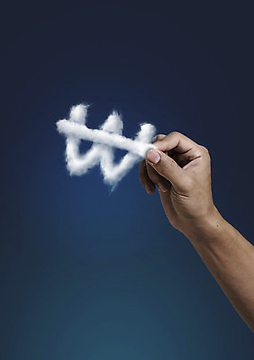 PSD 구름 편집이미지 손 비즈니스 신체부위 금융 경제 잡기 원화 화폐기호 이미지편집 자연요소 기호 돈 모션 사람 화폐 파일형식