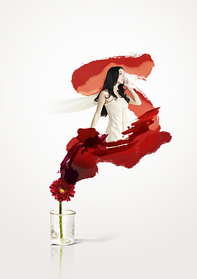 PSD 외국인 식물 편집이미지 우먼라이프 여자 꽃 캘리그라피 한명 사람 상반신 20대 성인 옆모습 뷰티 비커 여자만 여자한명만 성인여자만 청년만 청년여자만 성인한명만 청년여자한명만 성인여자한명만 성인만 이미지편집 1 라이프스타일 뷰포인트 실험기구 인종 청년 파일형식