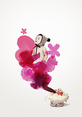 PSD 편집이미지 모자 응시 여자 인형 캘리그라피 한명 사람 동양인 상반신 한국인 육아 아기 출산 여자만 여자한명만 아기만 여자아기만 여자아기한명만 이미지편집 1 시선 잡화 인종 파일형식