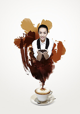 PSD 외국인 편집이미지 직업 여자 커피 음료 음식 유니폼 캘리그라피 한명 웃음 들기 사람 동양인 상반신 20대 성인 컵 원두 커피잔 티스푼 컵받침 바리스타 카푸치노 여자만 여자한명만 성인여자만 청년만 청년여자만 성인한명만 청년여자한명만 성인여자한명만 성인만 이미지편집 1 식기 옷 모션 잔 표정 인종 청년 숟가락 받침대 파일형식