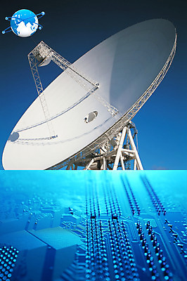 PSD 편집 편집이미지 지구 백그라운드 통신 안테나 사람없음 인공위성 전파 전자회로 이미지편집 회로판 파일형식