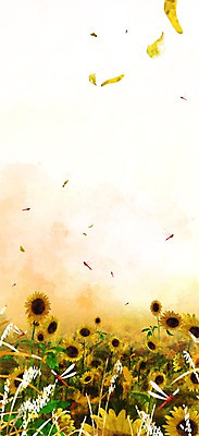 PSD 계절 꽃밭 일러스트 자연 해바라기 풍경 사람없음 가을풍경 가을 잠자리 국내일러스트 꽃 곤충 생태계 파일형식 가을_계절