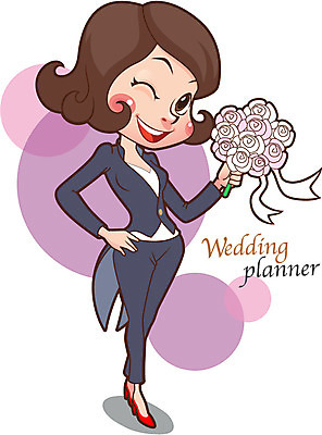 전신 직업 캐릭터 여자 부케 일러스트 홍보캐릭터 직업캐릭터 윙크 한명 웃음 들기 사람 정장 전문직 서비스업 알림 웨딩플래너 플래너 여자만 여자한명만 일러캐릭터 AI파일 1 옷 산업 꽃다발 모션 표정 파일형식 벡터