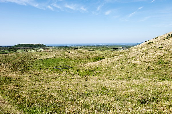 포토 JPG 주간 자연 한국 풍경 잔디 사람없음 야외 제주도 용눈이오름 국내포토 자연요소 식물 아시아 산 생태계 파일형식