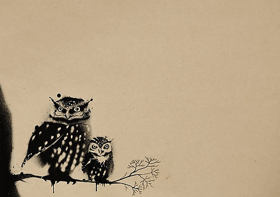 PSD 동물 백그라운드 두마리 일러스트 조류 붓터치 잉크 사람없음 먹 부엉이 동물보호 올빼미 멸종위기동물 국내일러스트 멸종위기종 2 서예 사회이슈 파일형식