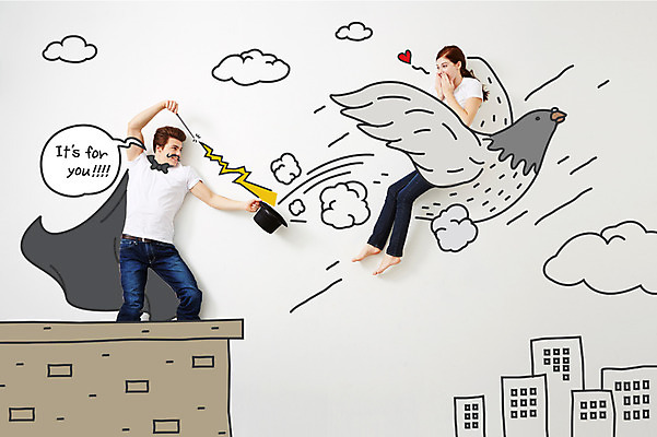 전신 PSD 서양인 외국인 구름 편집 편집이미지 여자 남자 백그라운드 조류 포토일러 사람 두명 건물 마술 망토 디지털합성 합성 마술사모자 이미지편집 자연요소 동물 모자_잡화 건축물 인종 파일형식