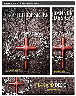 PSD 템플릿 배너 배너템플릿 가로배너 ZIP 포스터 세로배너 기독교 종교 백그라운드 십자가 목걸이 기독교용품 사람없음 세트 현수막 가시면류관 장신구 종교용품 가로 세로 파일형식