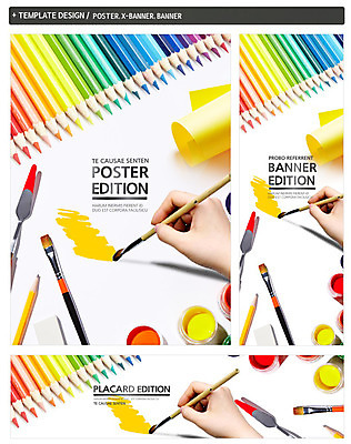 PSD 템플릿 손 배너 배너템플릿 교육 가로배너 ZIP 포스터 세로배너 백그라운드 색연필 미술 한명 신체부위 세트 물감 미술도구 현수막 붓 미술교육 1 문화예술 학용품 사람 가로 세로 오브젝트 파일형식