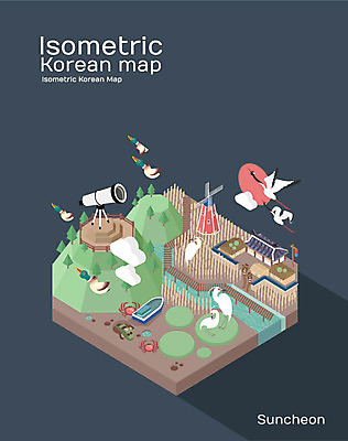 여행 백그라운드 지도 일러스트 한국 사람없음 관광지 망원경 도시 특산물 전망대 갯벌 철새 아이소메트릭 국내여행 낙안읍성 순천 순천만 국내일러스트 AI파일 아시아 조류 습지 전라남도 파일형식 벡터