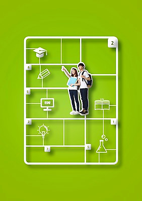 전신 PSD 편집이미지 모자 학생 응시 여자 교육 남자 대학생 가방 학사모 전구 서기 들기 사람 동양인 20대 성인 두명 책 컴퓨터 연필 모니터 한국인 가리킴 플라스크 파일 대학교육 청년만 성인만 이미지편집 모자_잡화 시선 잡화 졸업 모션 학용품 실험기구 인종 손짓 청년 전자제품 필기구 파일형식