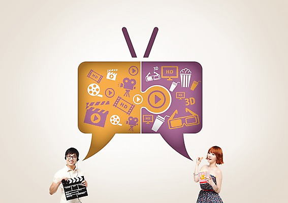 PSD 편집이미지 여자 남자 문화 안경 음료 예술 말풍선 문화예술 웃음 들기 사람 동양인 상반신 20대 성인 두명 3D 카메라 한국인 클래퍼보드 필름 영화 팝콘 3D안경 청년만 성인만 편집3D 잡화 모션 표정 인종 청년 전자제품 디지털합성 파일형식