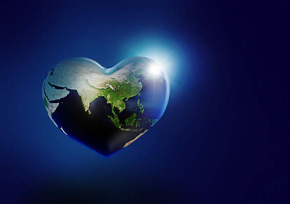 PSD 편집이미지 지구 캠페인 세계지도 지도 비즈니스 사람없음 빛 글로벌 햇빛 자연보호 그린캠페인 하트 이미지편집 모양 자연 세계 태양 보호 파일형식