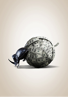 PSD 동물 편집이미지 한마리 곤충 지폐 돈 비즈니스 공 사람없음 금융 경제 달러 쇠똥구리 이미지편집 1 재산 파일형식