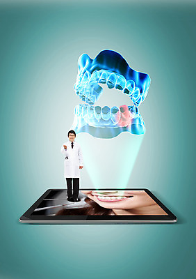 전신 PSD 편집이미지 여자 남자 40대 의학 안내 치과 병원 서기 사람 동양인 손짓 성인 두명 치료 태블릿 한국인 의사 의사가운 치아 치아모형 중년만 성인만 이미지편집 중년 모션 인종 전자제품 스마트기기 의료진 가운 소화기관 파일형식