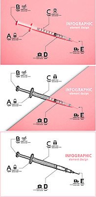 편집 편집이미지 분홍색 컬러 백그라운드 포토일러 그래프 주사기 사람없음 자료 인포그래픽 의료용품 비교 합성 타입 이미지편집 AI파일 컨셉 의료기기 파일형식 벡터