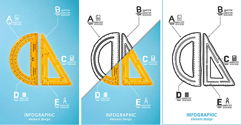 편집 편집이미지 컬러 하늘색 백그라운드 포토일러 그래프 학용품 사람없음 자료 인포그래픽 비교 합성 삼각자 타입 각도기 이미지편집 AI파일 컨셉 문구용품 자 파란색 파일형식 벡터
