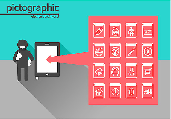 교육 실루엣 화살표 백그라운드 일러스트 종류 한명 사람 책 스마트기기 태블릿 픽토그램 엄지손가락 변화 전자책 스마트 정보화시대 편리함 콘텐츠 국내일러스트 AI파일 1 컨셉 손가락 촬영기법 전자제품 파일형식 벡터