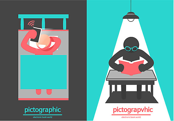 교육 실루엣 백그라운드 일러스트 사람 두명 책 스마트기기 태블릿 픽토그램 독서 침대 비교 변화 전자책 스마트 책상 정보화시대 편리함 국내일러스트 AI파일 가구 컨셉 촬영기법 전자제품 파일형식 벡터