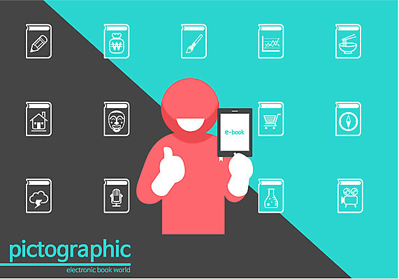교육 실루엣 백그라운드 일러스트 종류 한명 사람 책 스마트기기 태블릿 픽토그램 엄지손가락 변화 전자책 스마트 알림 정보화시대 편리함 콘텐츠 국내일러스트 AI파일 1 컨셉 손가락 촬영기법 전자제품 파일형식 벡터