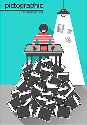 교육 실루엣 백그라운드 일러스트 한명 사람 책 스마트기기 태블릿 픽토그램 쌓기 변화 전자책 스마트 책상 정보화시대 편리함 국내일러스트 AI파일 1 가구 컨셉 모션 촬영기법 전자제품 파일형식 벡터