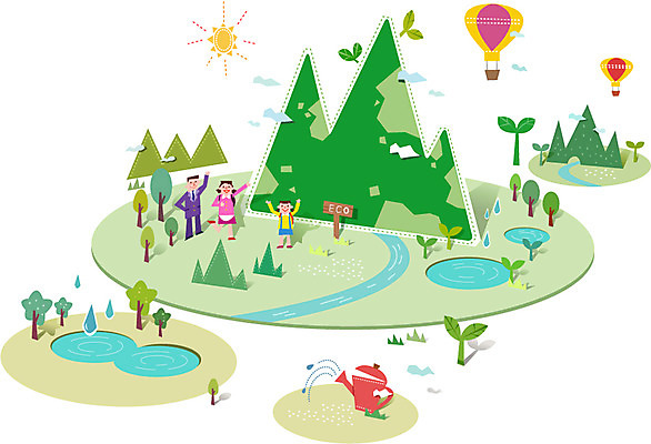 식물 라이프스타일 여자 남자 일러스트 자연 사람 세명 자연보호 그린캠페인 등산 분석 친환경 활기 에코라이프 복잡 국내일러스트 AI파일 캠페인 컨셉 생활 환경 트래킹 보호 에코 생태계 파일형식 벡터
