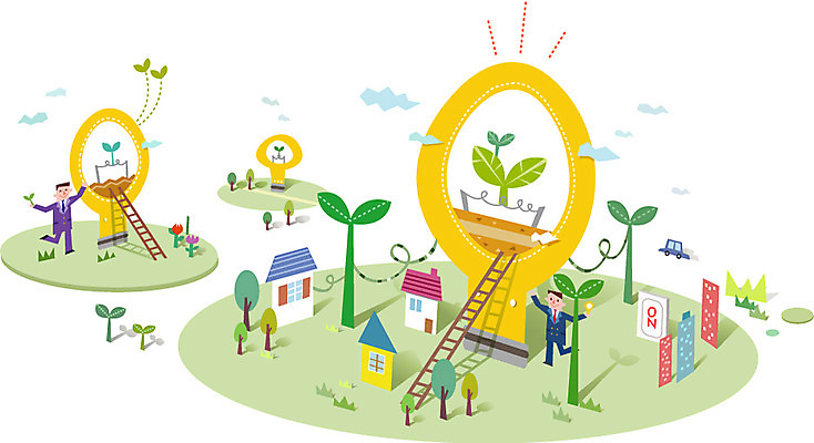 식물 라이프스타일 남자 일러스트 전구 자연 사람 두명 새싹 자연보호 그린캠페인 에너지 분석 친환경 활기 에코라이프 복잡 남자만 국내일러스트 AI파일 캠페인 컨셉 생활 환경 보호 에코 생태계 파일형식 벡터