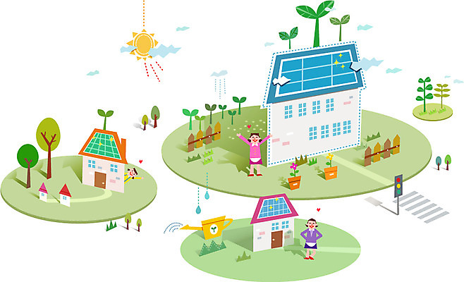 식물 라이프스타일 여자 일러스트 자연 주택 사람 세명 새싹 자연보호 그린캠페인 에너지 분석 친환경 태양에너지 활기 에코라이프 복잡 여자만 국내일러스트 AI파일 캠페인 컨셉 건물 생활 환경 그린에너지 보호 에코 생태계 파일형식 벡터