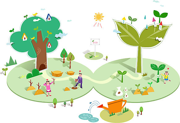 나무 식물 라이프스타일 여자 남자 일러스트 자연 사람 세명 자연보호 그린캠페인 분석 친환경 활기 에코라이프 나무심기 복잡 국내일러스트 AI파일 캠페인 컨셉 생활 환경 보호 에코 생태계 심기 파일형식 벡터