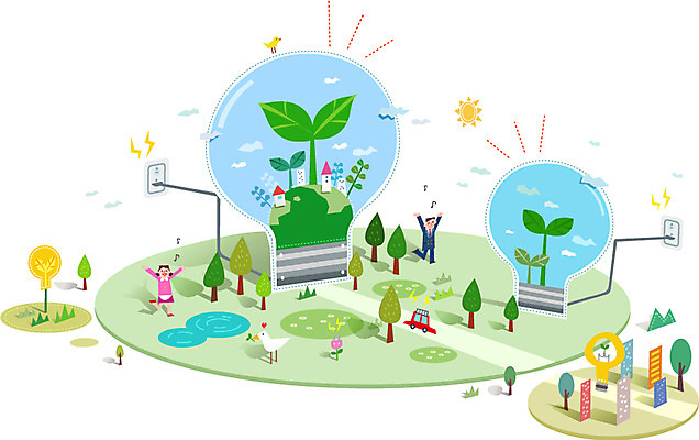 라이프스타일 여자 남자 일러스트 전구 자연 사람 두명 자연보호 그린캠페인 에너지 분석 친환경 활기 에코라이프 복잡 국내일러스트 AI파일 캠페인 컨셉 생활 환경 보호 에코 생태계 파일형식 벡터