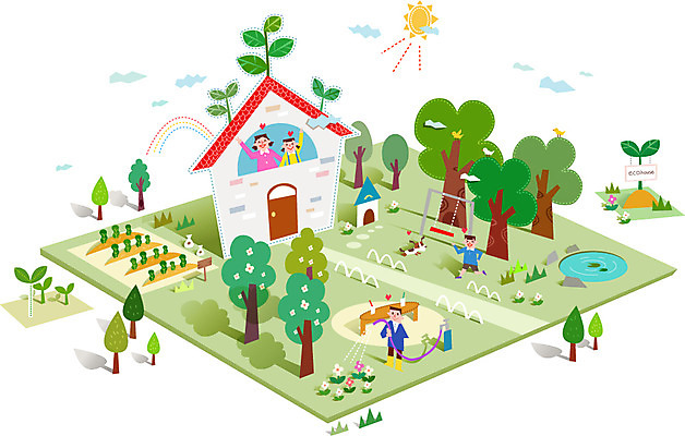 나무 식물 라이프스타일 여자 남자 일러스트 자연 주택 사람 여러명 자연보호 그린캠페인 분석 친환경 활기 에코라이프 복잡 국내일러스트 AI파일 캠페인 다수 컨셉 건물 생활 환경 보호 에코 생태계 파일형식 벡터