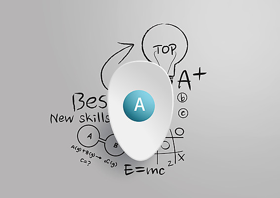 PSD 편집이미지 교육 화살표 비즈니스 전구 사람없음 최고 수학 성적 공식 에이플러스 물리학 상대성이론 이미지편집 교과목 점수 물리 파일형식