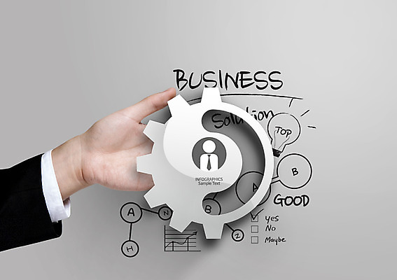 PSD 편집이미지 손 화살표 비즈니스 전구 그래프 사람모양 신체부위 최고 비즈니스맨 톱니바퀴 솔루션 이미지편집 모양 남자 사람 직장인 파일형식